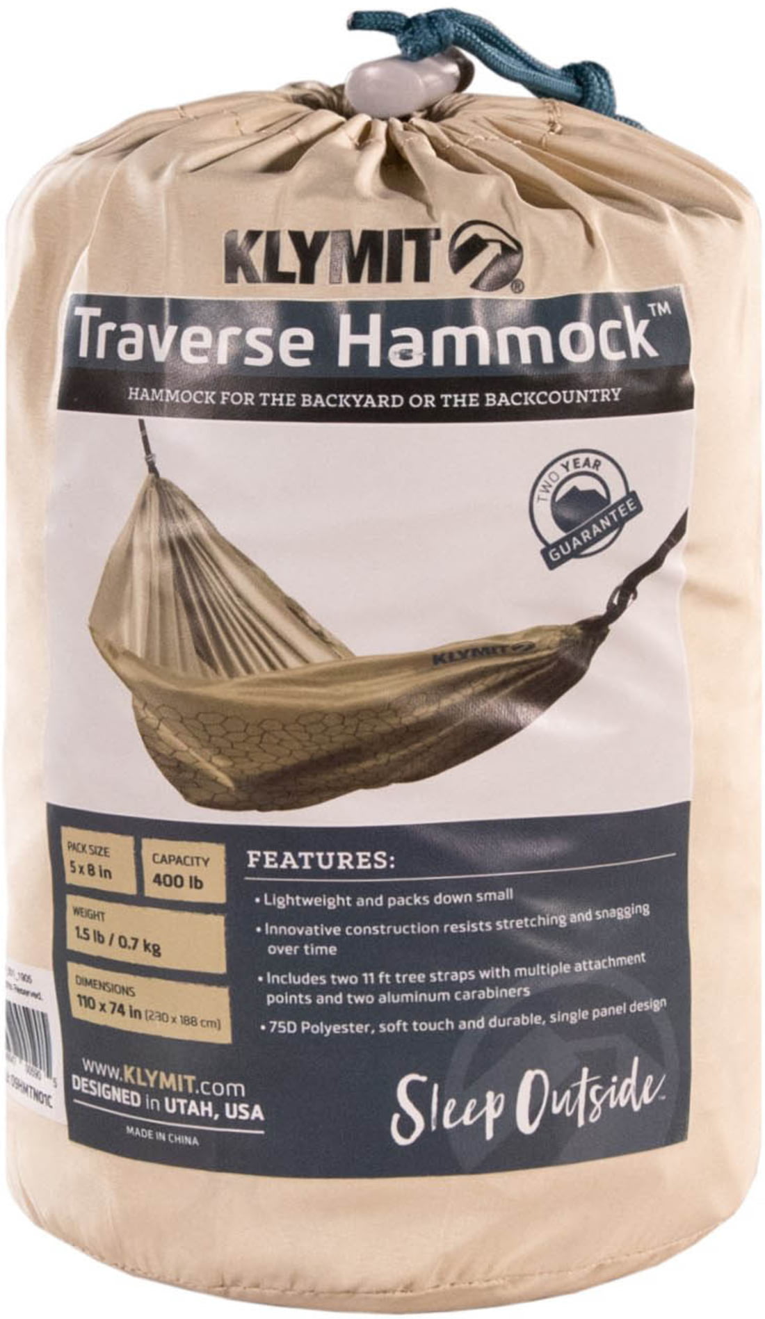 Klymit Traverse Double Hammock — CampSaver