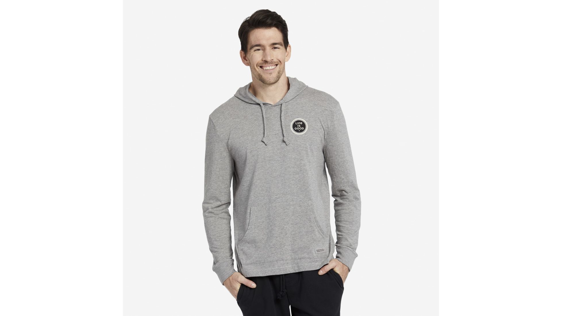 life is good hooded t shirt