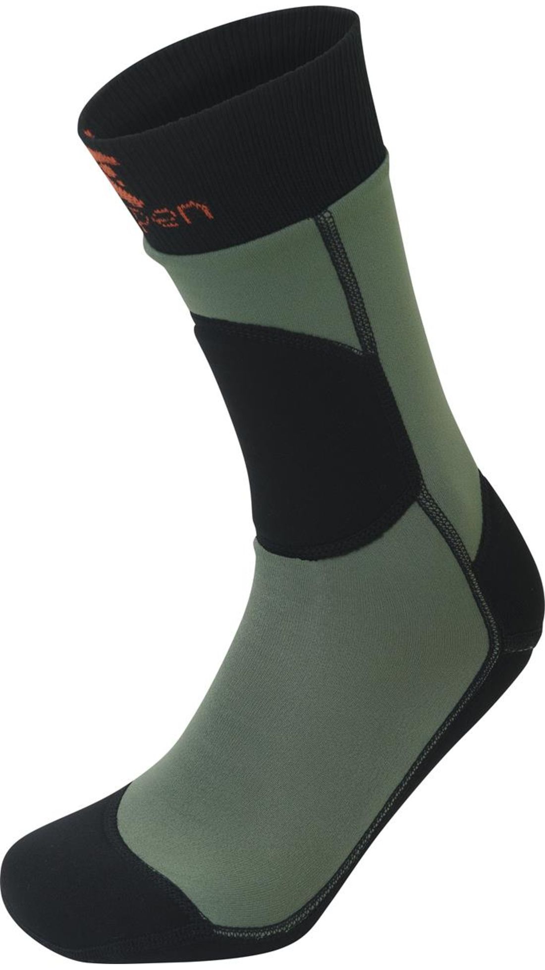 men black socks with camping forest scenery
