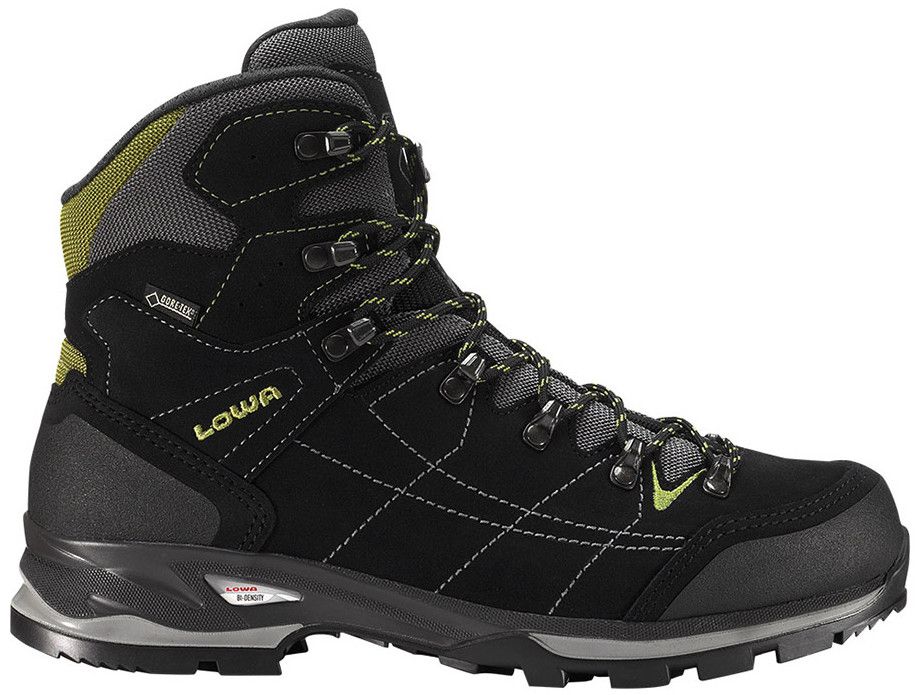 Lowa Vantage GTX Mid Backpacking Boot - Opplanet Lowa Vantage Gtx MiD Backpacking Boot Men S Black Green MeDium 8