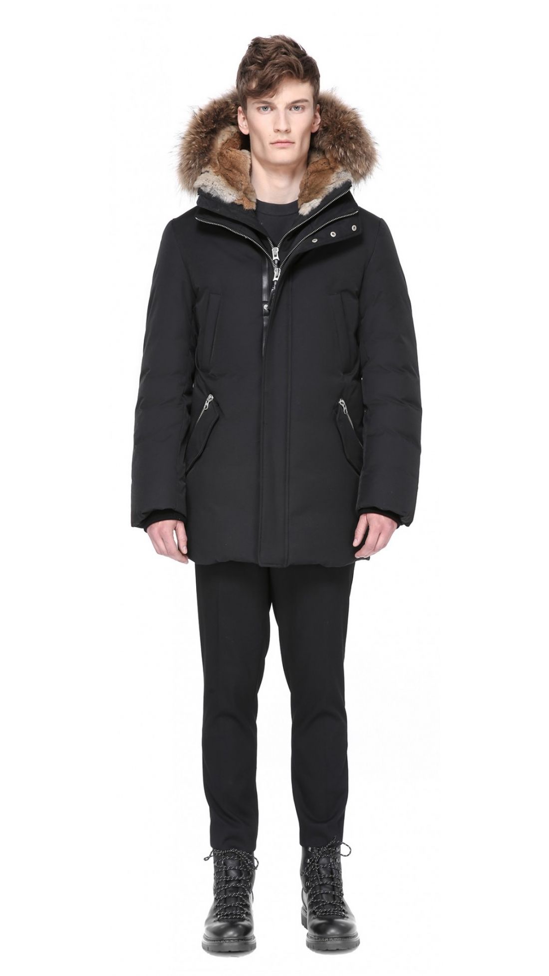 Mackage Edward Hip Length Down Winter Parka With Fur - Men's — CampSaver