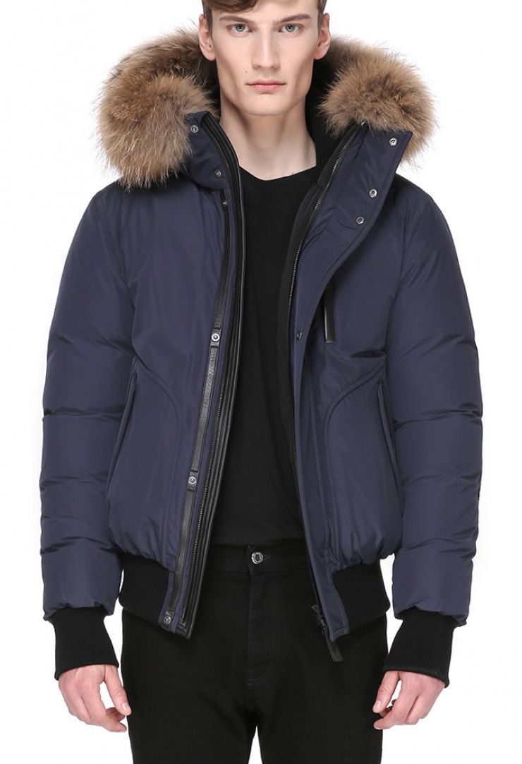 Mackage Florian Winter Down Bomber Jacket With Fur - Mens — CampSaver