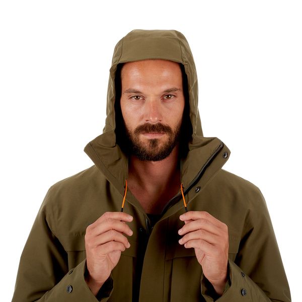 mammut chamuera hard shell thermo hooded parka