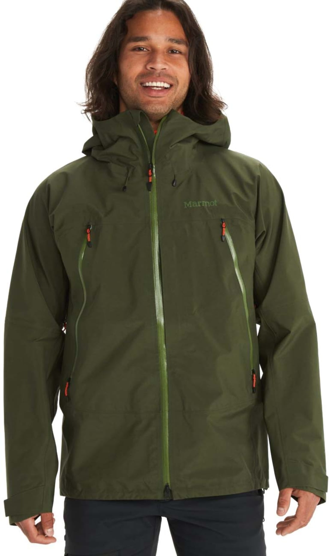 Marmot Alpinist GORETEX Jacket Men's, Nori, Medium, — Mens Clothing