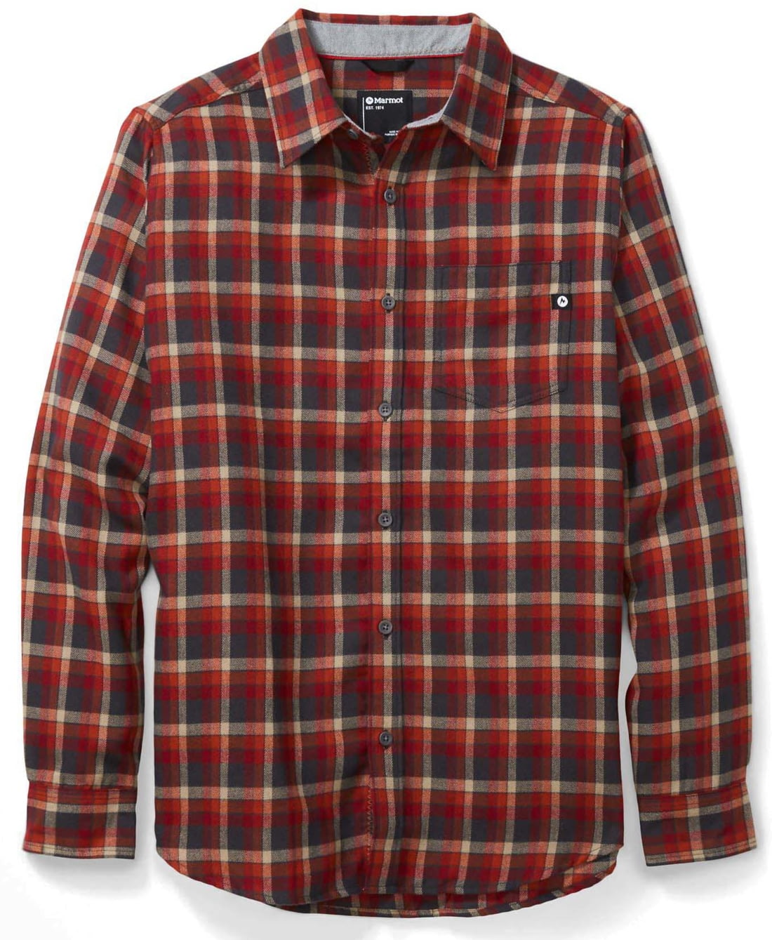 Marmot Fairfax Midweight Flannel Long Sleeve - Men's , Up to 64% Off ...