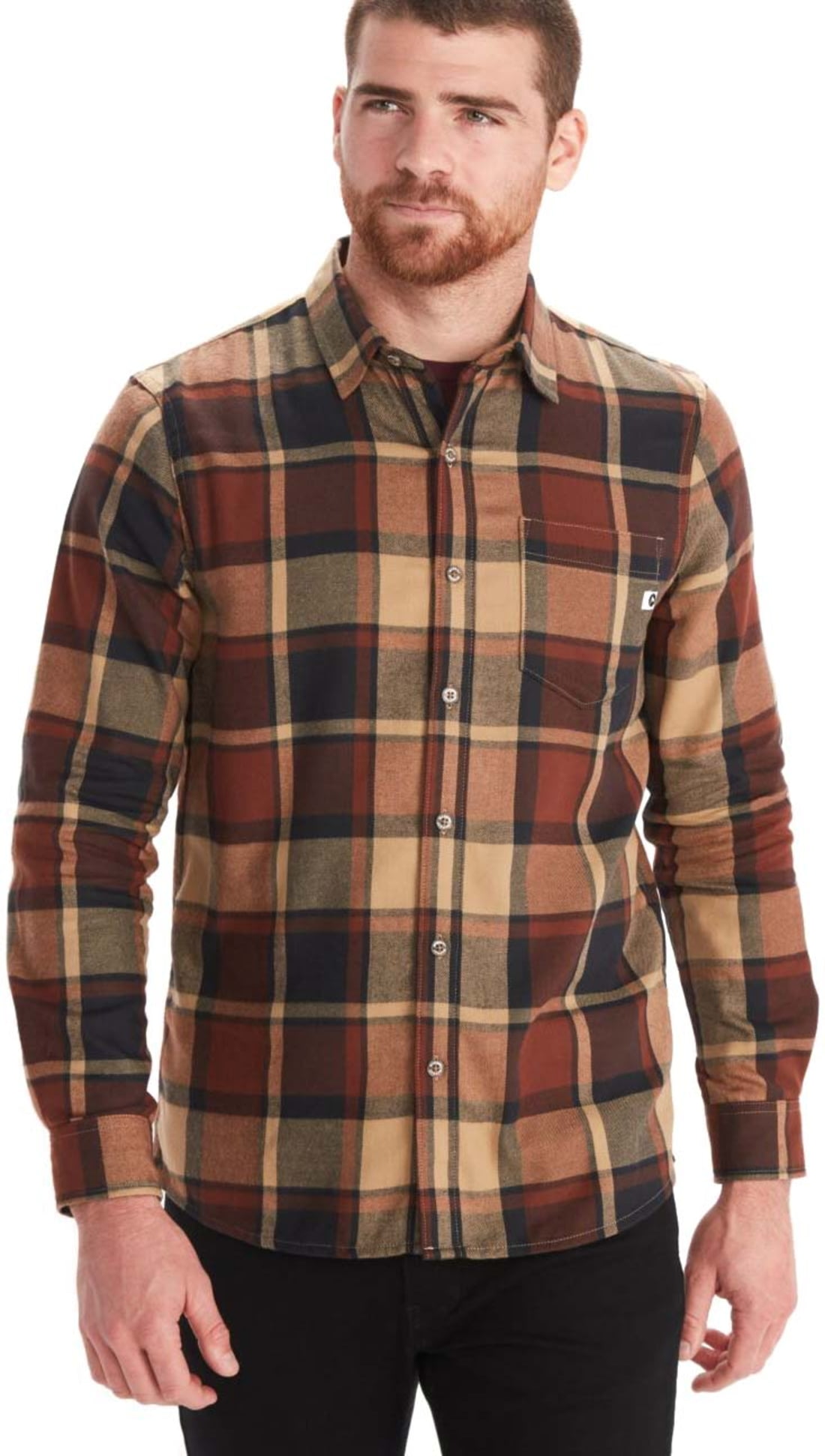 Marmot Fairfax Midweight Flannel - Men's, Shetland, 4X, — Mens Clothing ...