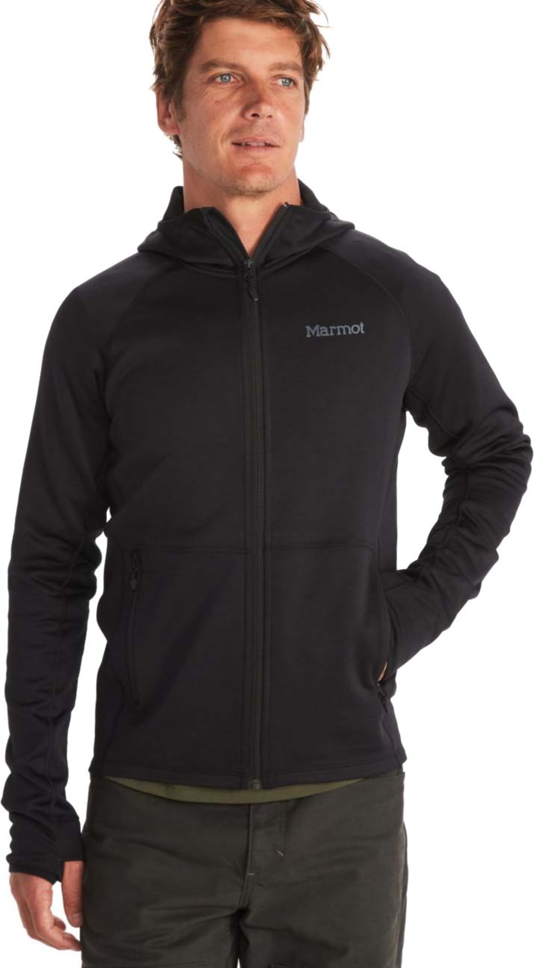 Marmot Olden Polartec Hoody - Men's, Extra Large, Black — Mens Clothing ...