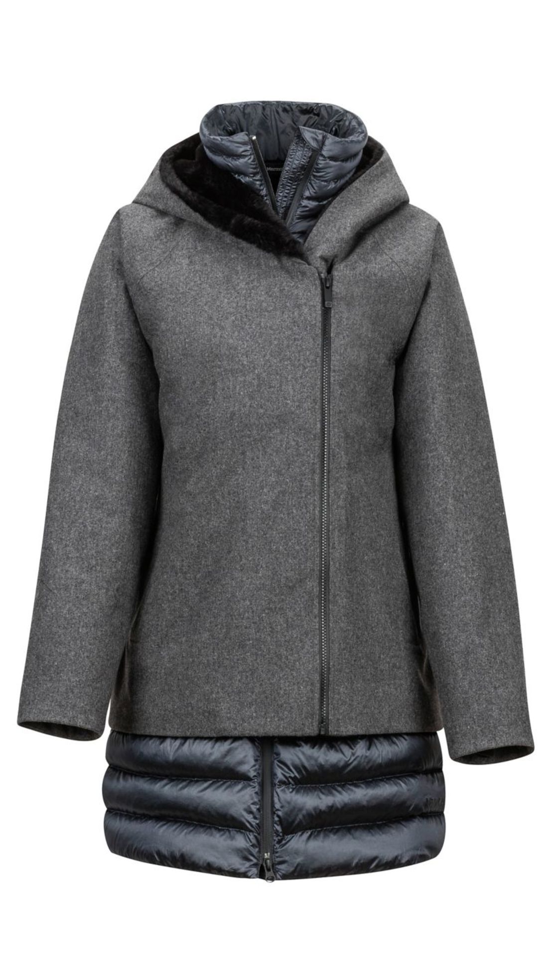 Marmot Victoria Jacket - Women's, Grey Heather/Steel — Womens Clothing ...