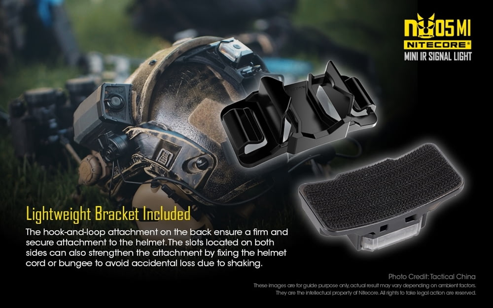 Nitecore NU05 MI Green and IR Infrared Wearable USB Rechargeable Signal