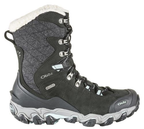 oboz women's bridger 9 in insulated bdry boot
