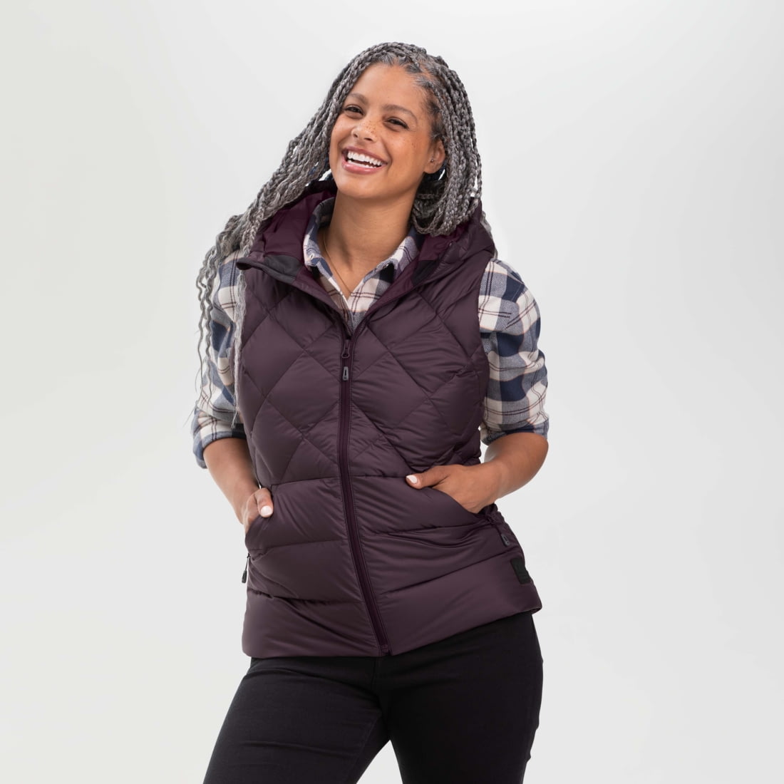 Outdoor Research Coldfront Hooded Down Vest Women's , Up to 55 Off