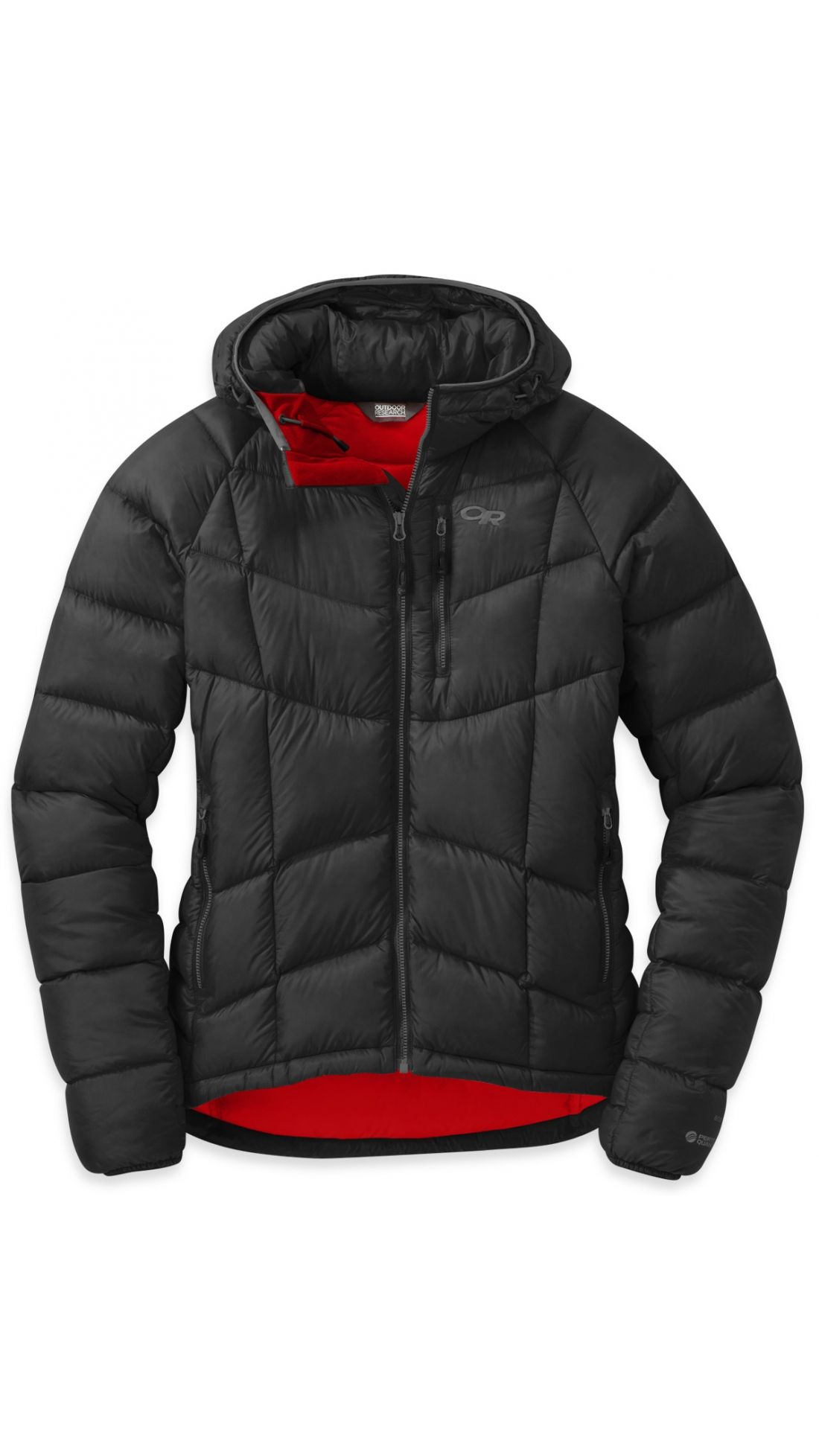 outdoor research women's sonata hooded down jacket