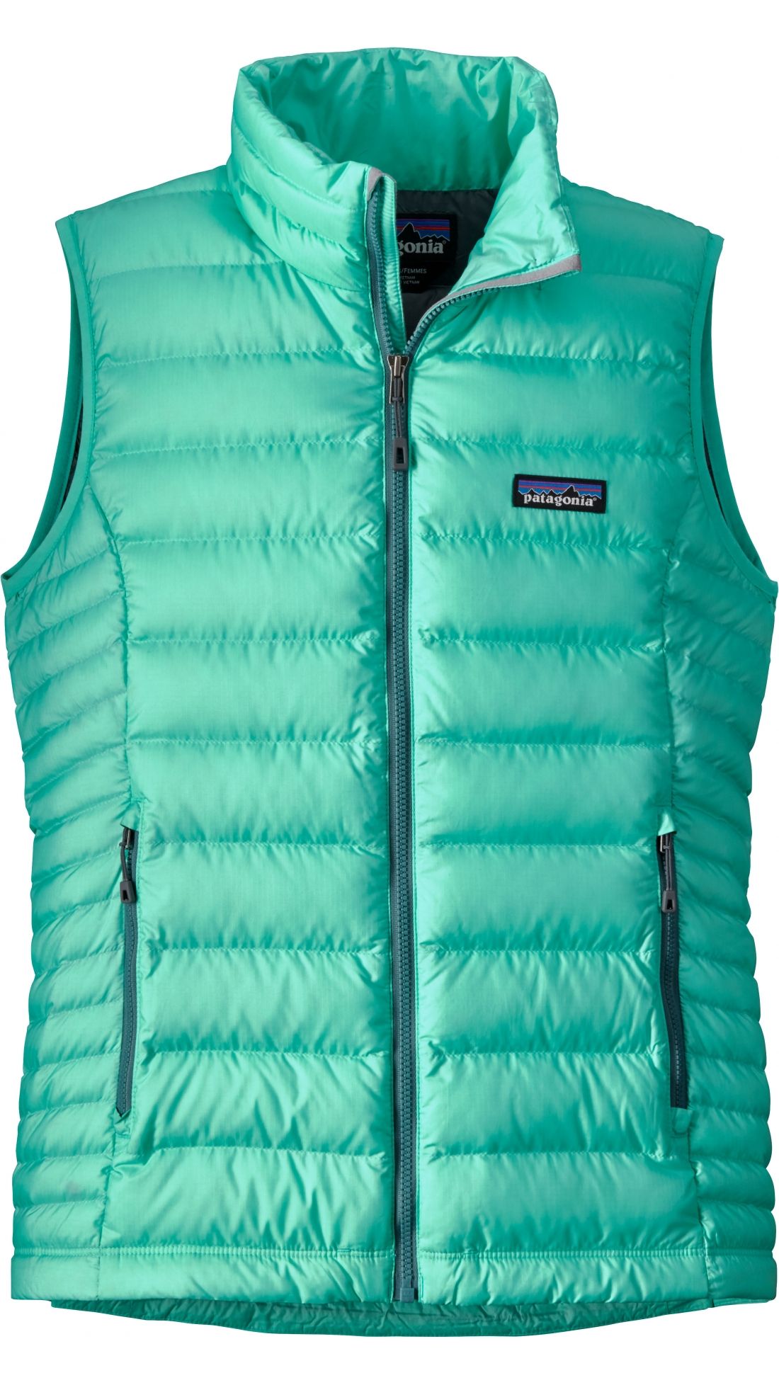 patagonia down sweater vest green