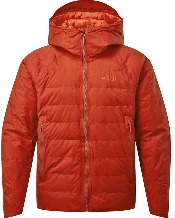 Rab Valiance Jacket Men's, Red Clay, 2XL, — Mens Clothing Size 2XL