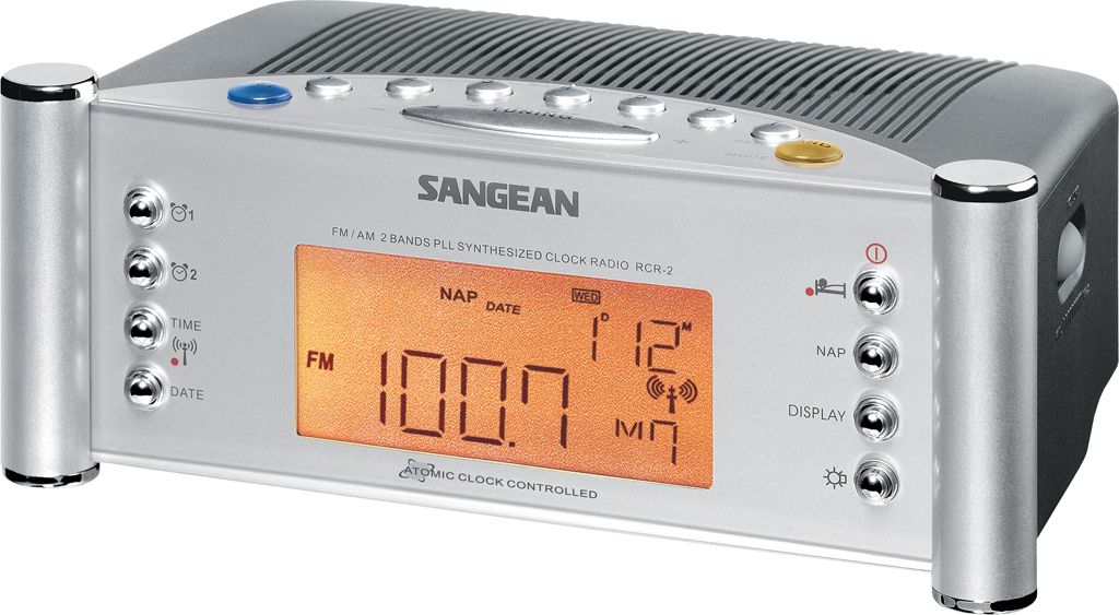 Sangean AM/FM Digital Atomic Clock Radio — CampSaver
