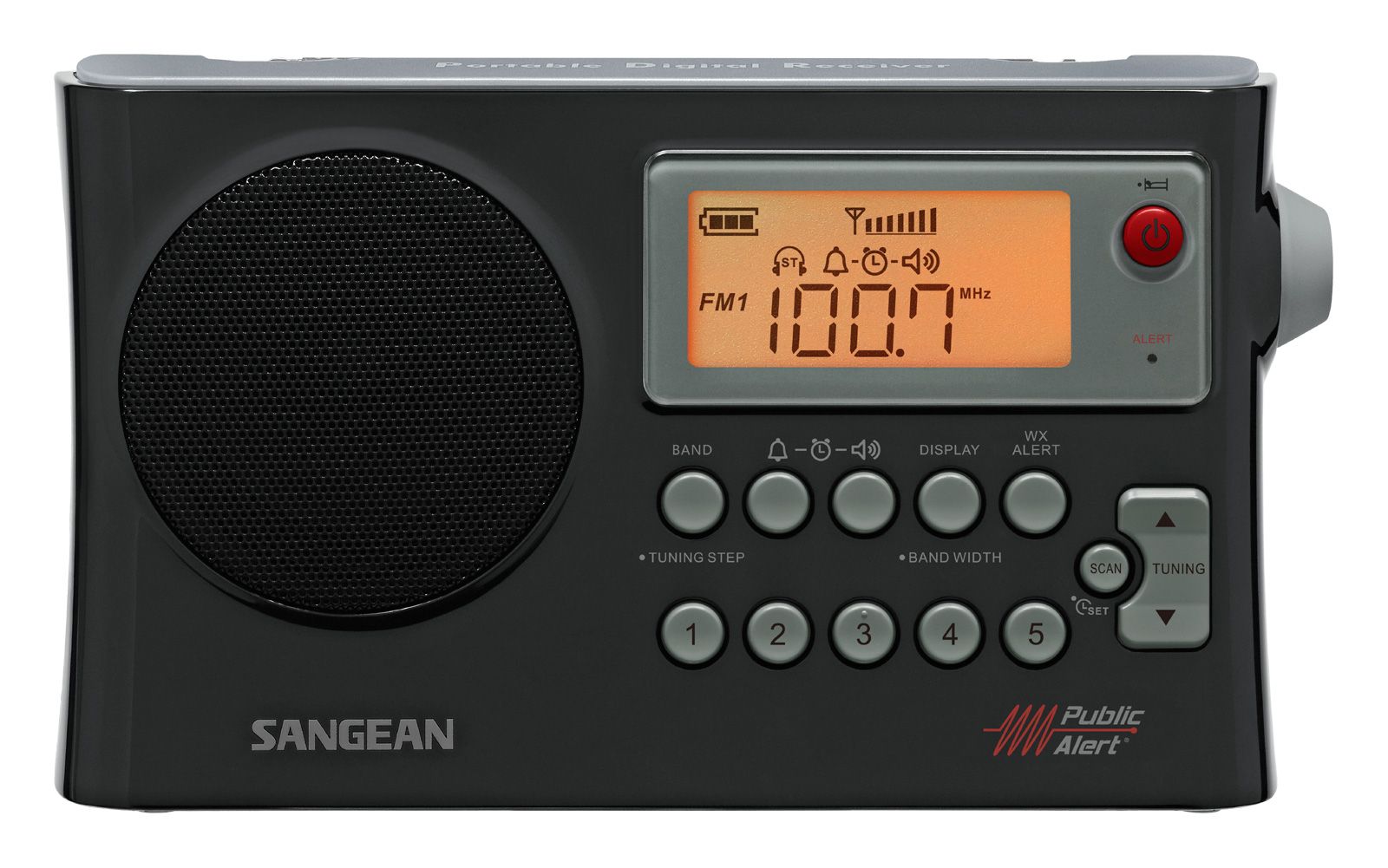 Sangean AM/FM Weather Alert Radio for NOAA PRD4W , 19 Off with Free S