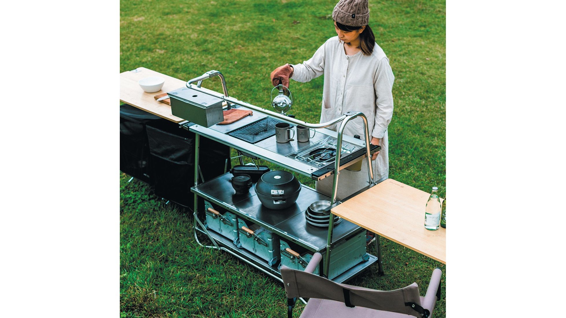 snow peak kitchen table