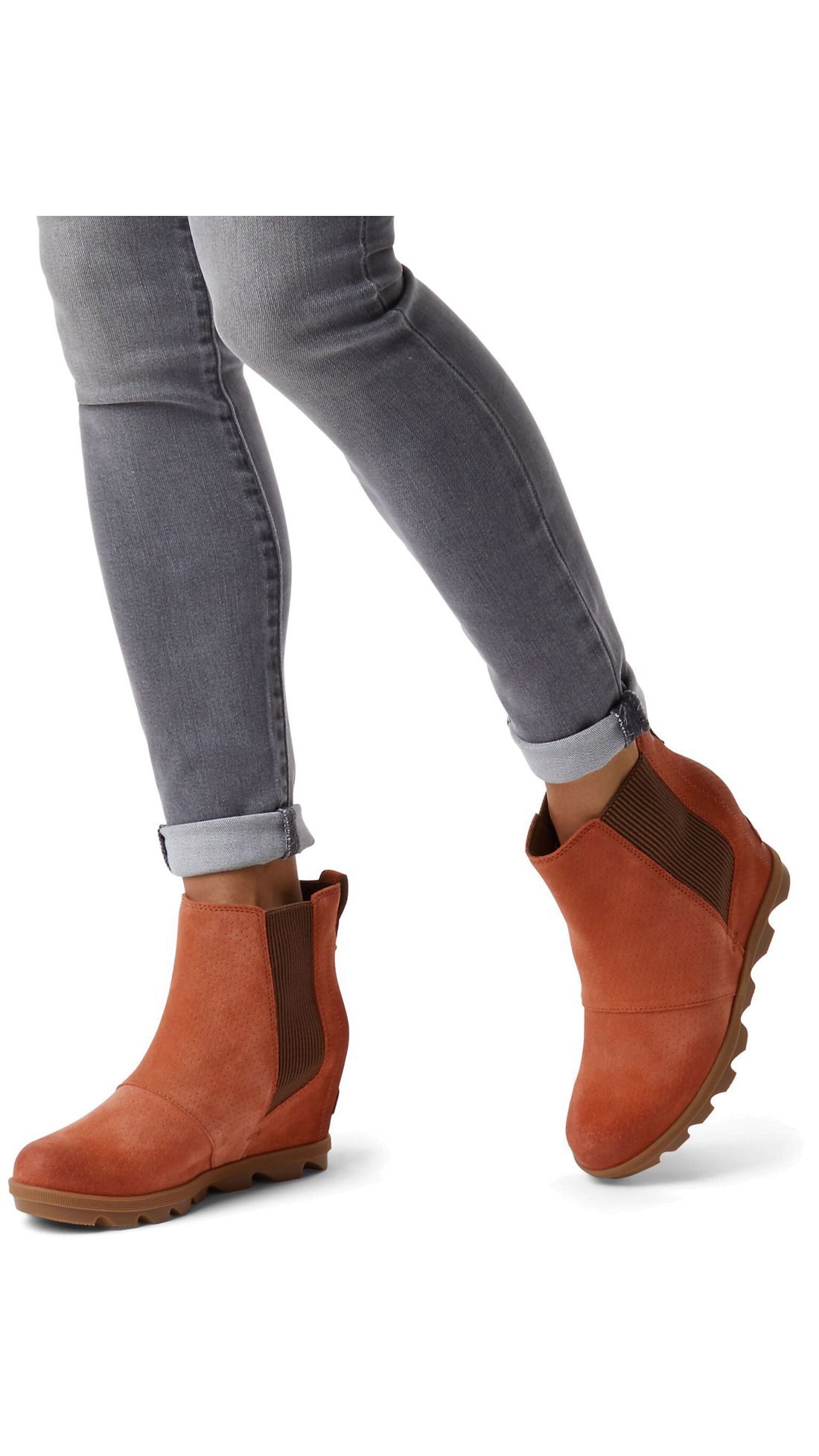 sorel women's joan of arctic wedge ii waterproof chelsea booties