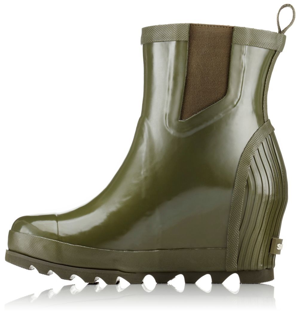 sorel joan rain wedge gloss