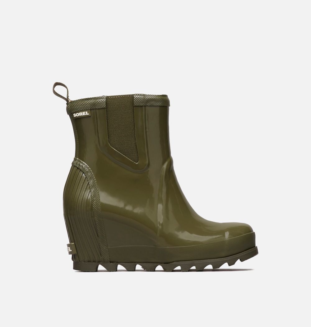 sorel joan rain wedge gloss