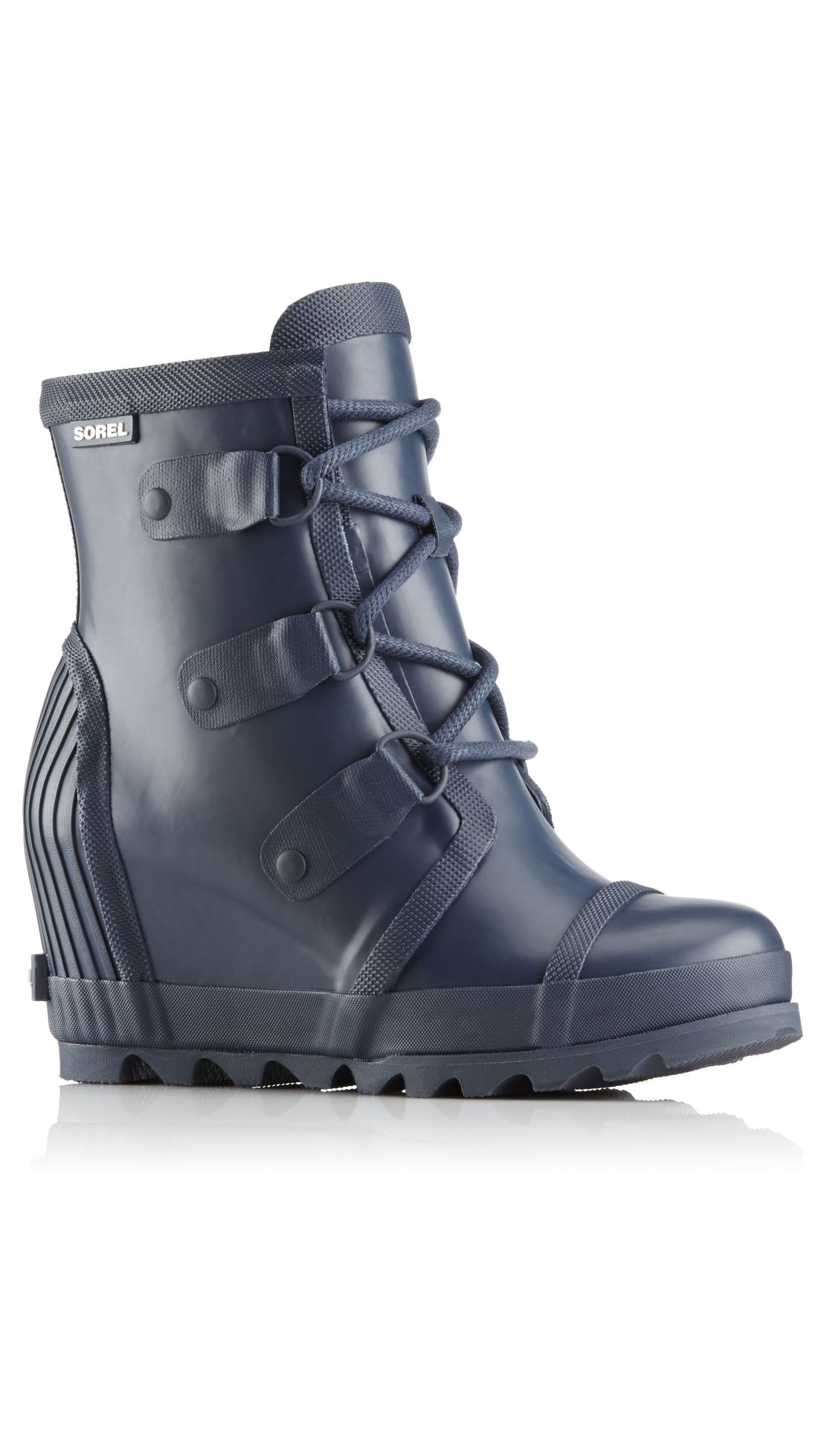 joan tall wedge rain boot