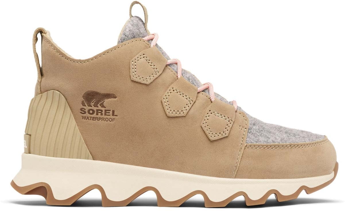 sorel lennox lace boot sandy tan