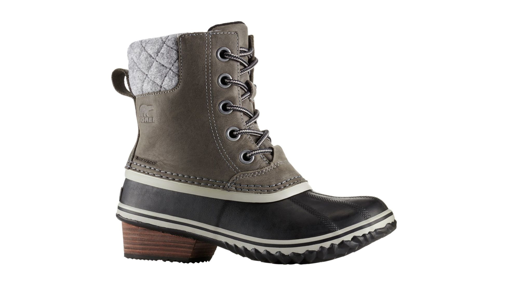 sorel slimpack quarry black