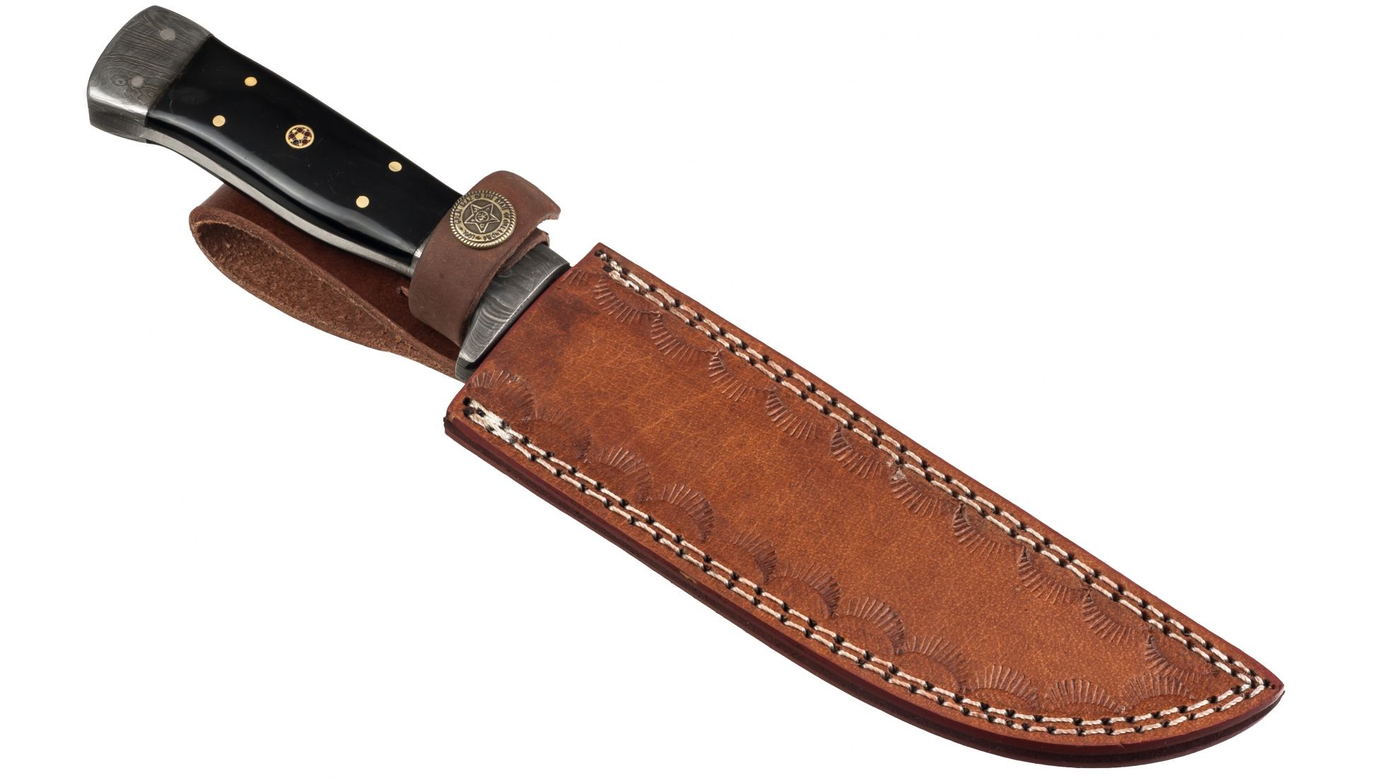 Titan Damascus Steel Hunting Knife TD007 TDK7 , 41 Off with Free S&H