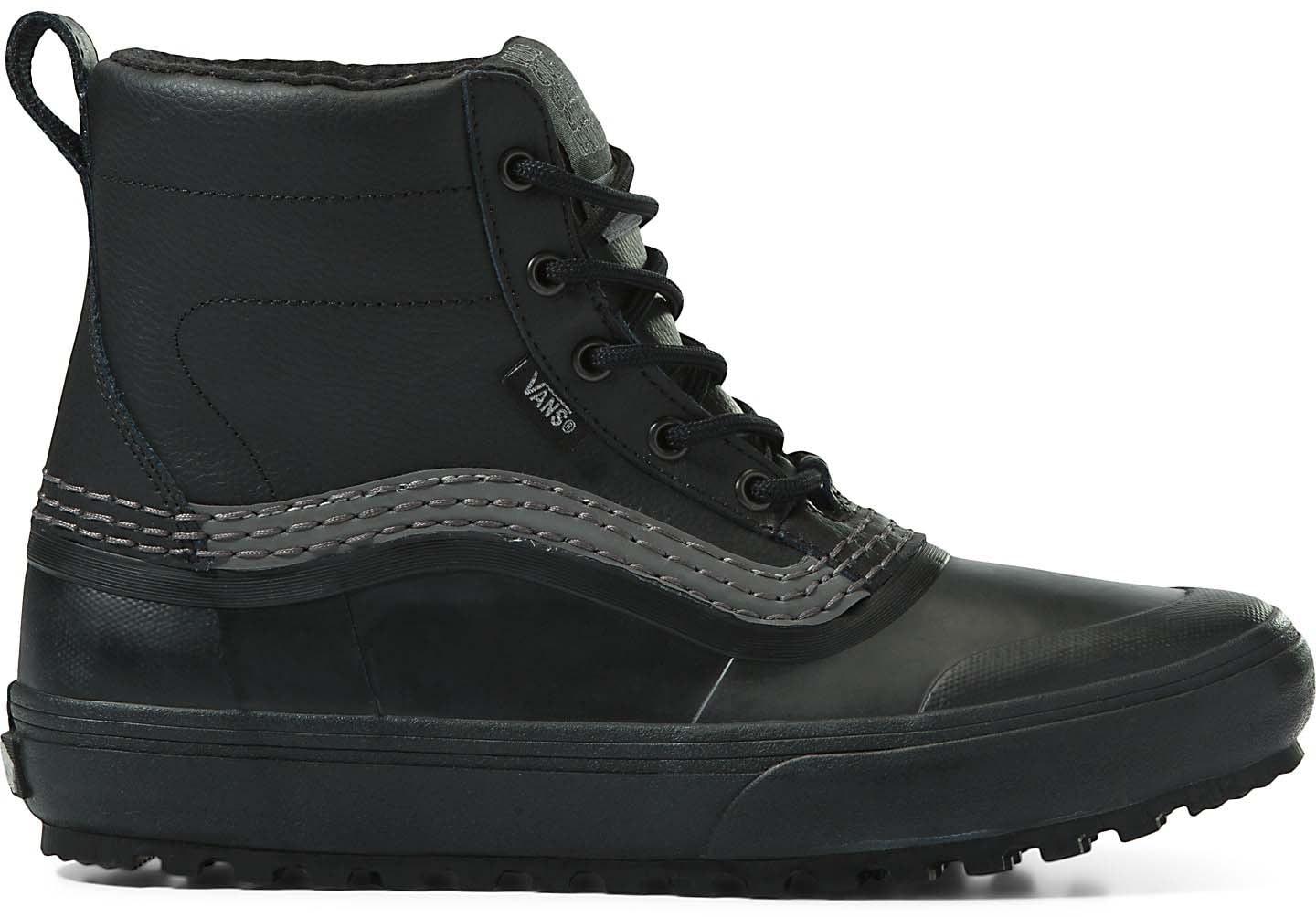 Vans Standard Mid Snow MTE Shoes, Black/Reflective, 11.5, — Mens Shoe ...