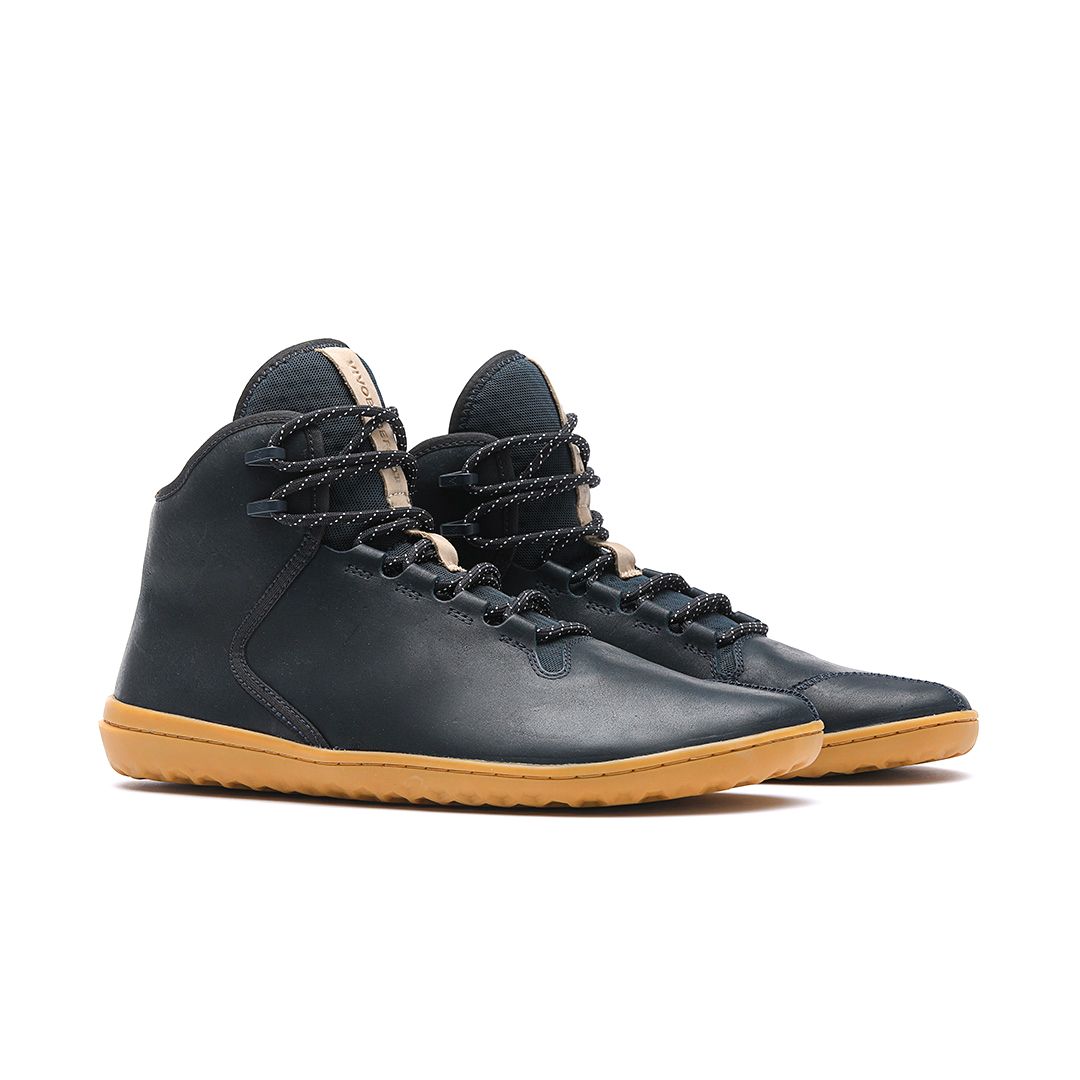 vivobarefoot borough m leather black